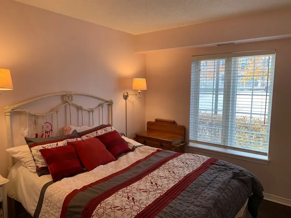 Benjamin Moore Fairest Pink bedroom color