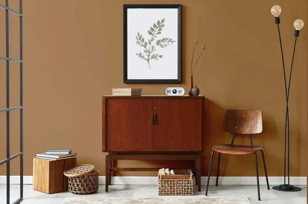 Benjamin Moore Fairmont Gold japandi interior