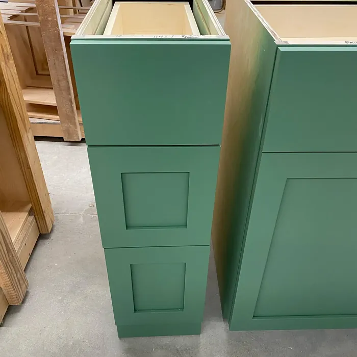 Bm Fairmont Green Painted Cabinets