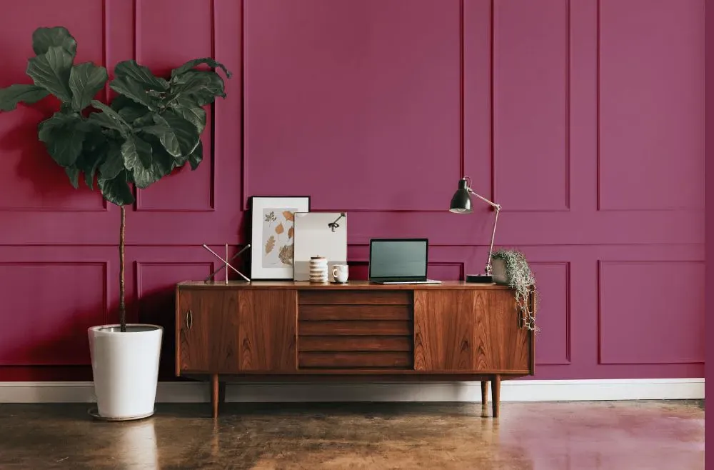 Benjamin Moore Fashion Rose modern interior