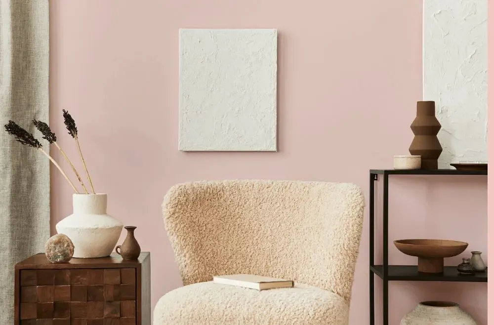 Benjamin Moore Fond Memory living room interior