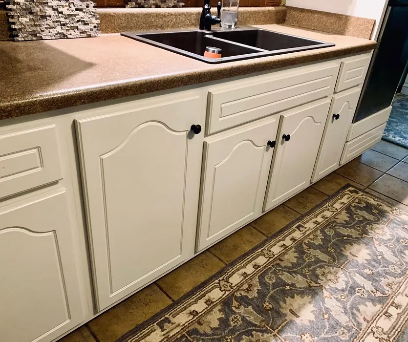 Benjamin Moore Fossil kitchen cabinets color