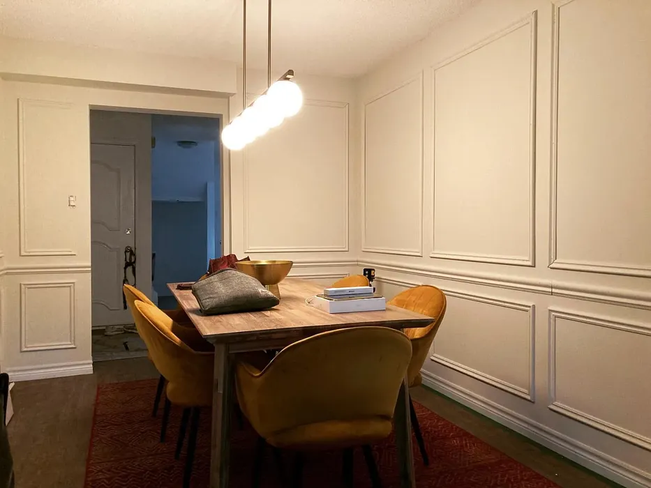 Benjamin Moore French Canvas dining room color