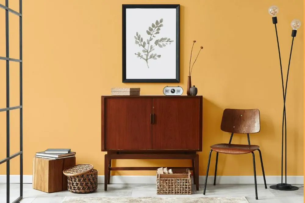 Benjamin Moore Fresh Fruit japandi interior