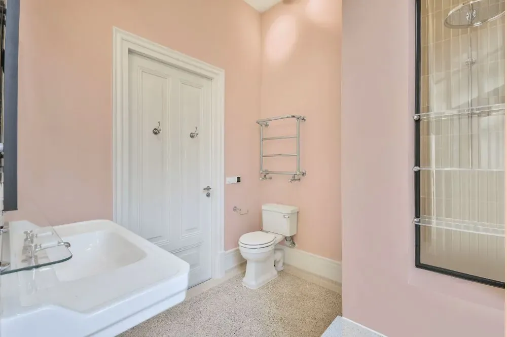 Benjamin Moore Fruited Plains bathroom