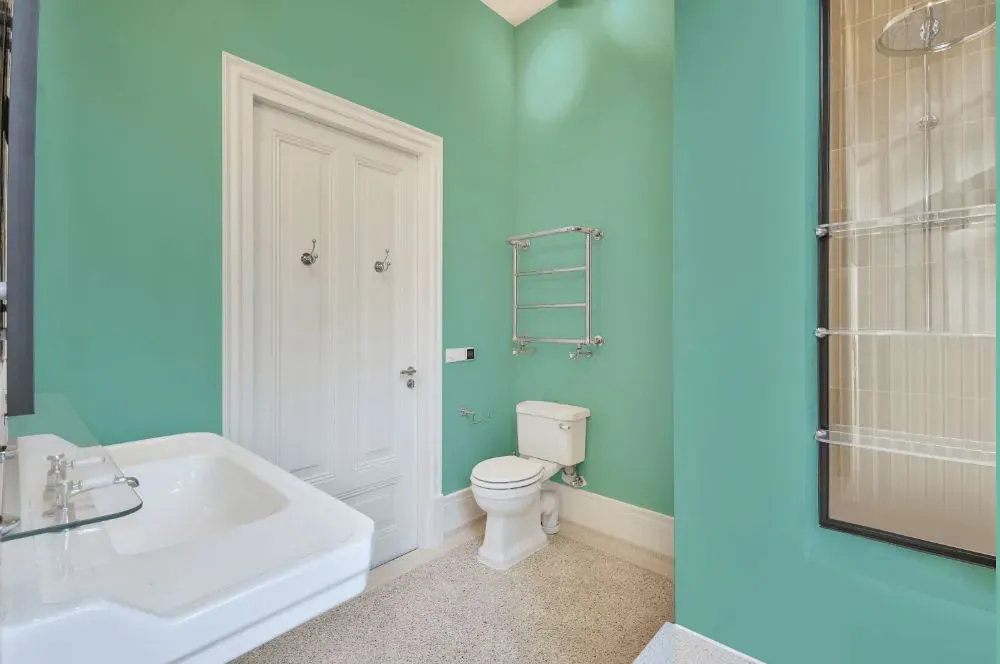 Benjamin Moore Fun 'n Games bathroom