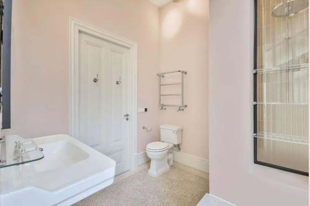 Benjamin Moore Gentle Butterfly bathroom