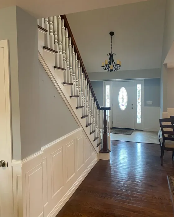 Benjamin Moore Gentle Gray hallway color