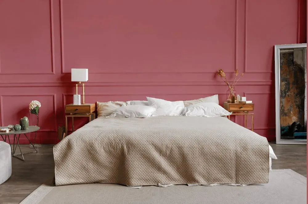 Benjamin Moore Genuine Pink bedroom