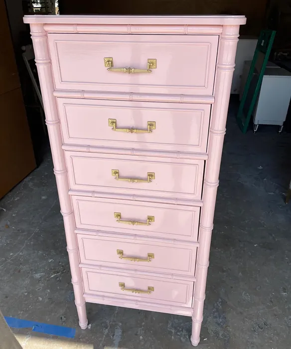 Georgia Pink painted dresser picture
