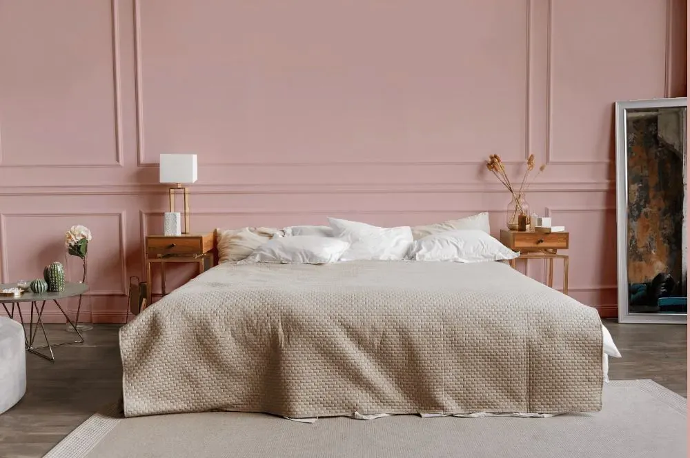 Benjamin Moore Georgia Pink bedroom