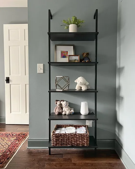 Benjamin Moore Gibraltar Cliffs bedroom 