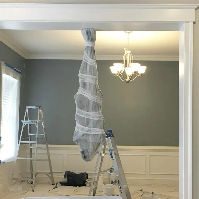 Gibraltar Cliffs wall paint makeover