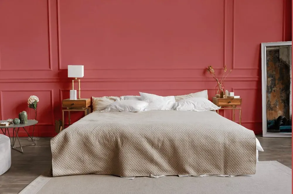 Benjamin Moore Glamour Pink bedroom