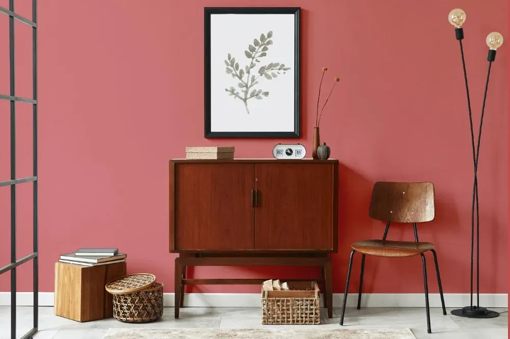 Benjamin Moore Glamour Pink japandi interior