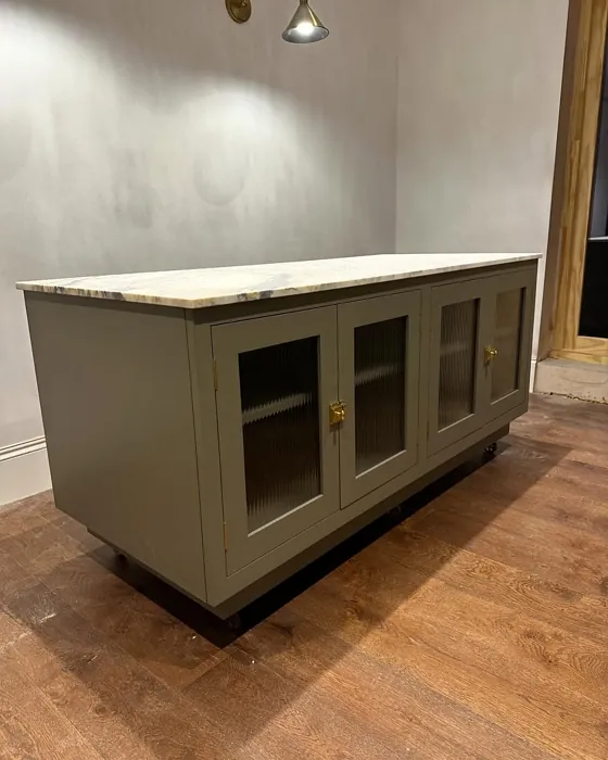 Benjamin Moore Gloucester Sage kitchen cabinets paint