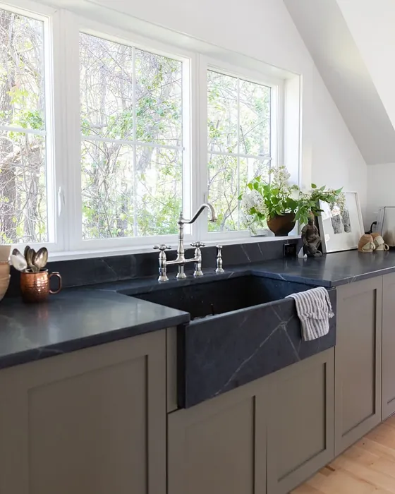 Gloucester Sage kitchen cabinets 