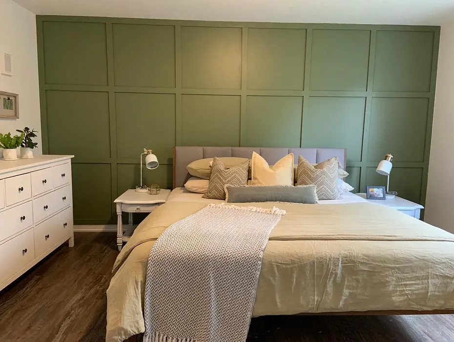 Great Barrington Green Bedroom Panelling
