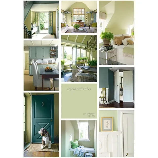 Guilford Green living room paint review