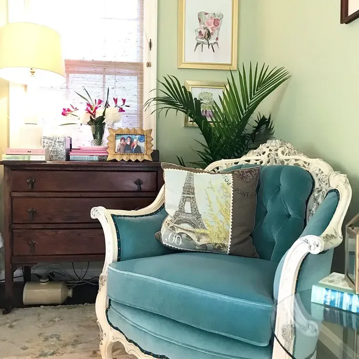 Guilford Green living room color review