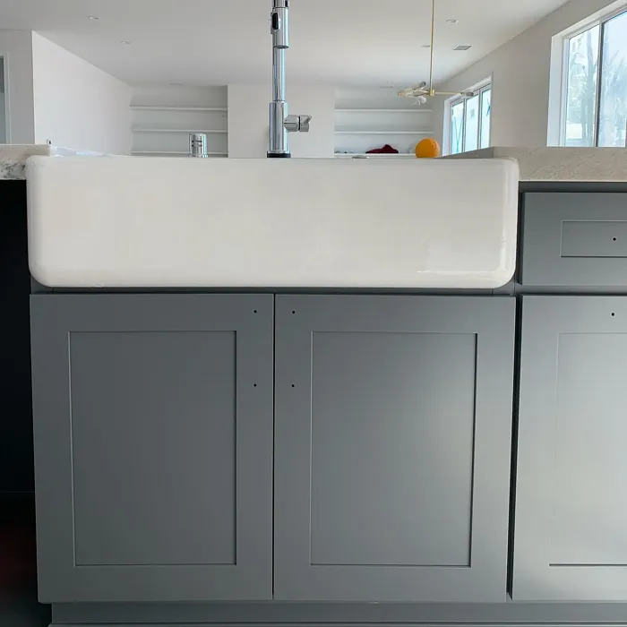 Benjamin Moore Gunmetal kitchen cabinets color