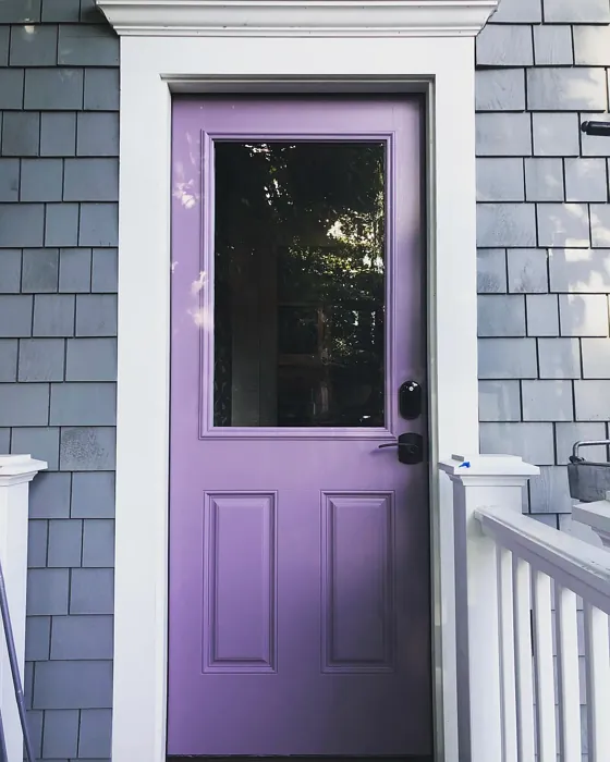 Hazy Lilac Front Door