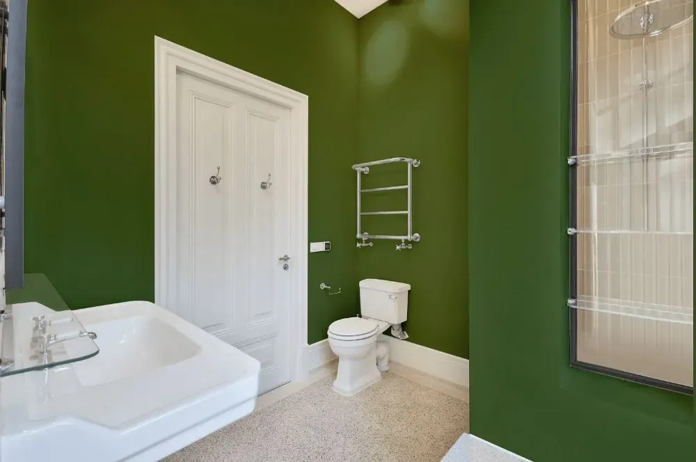 Benjamin Moore Herb Garden bathroom