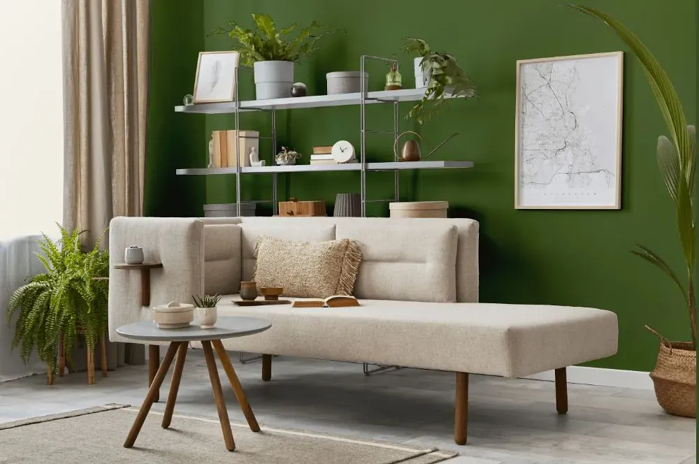 Benjamin Moore Herb Garden living room