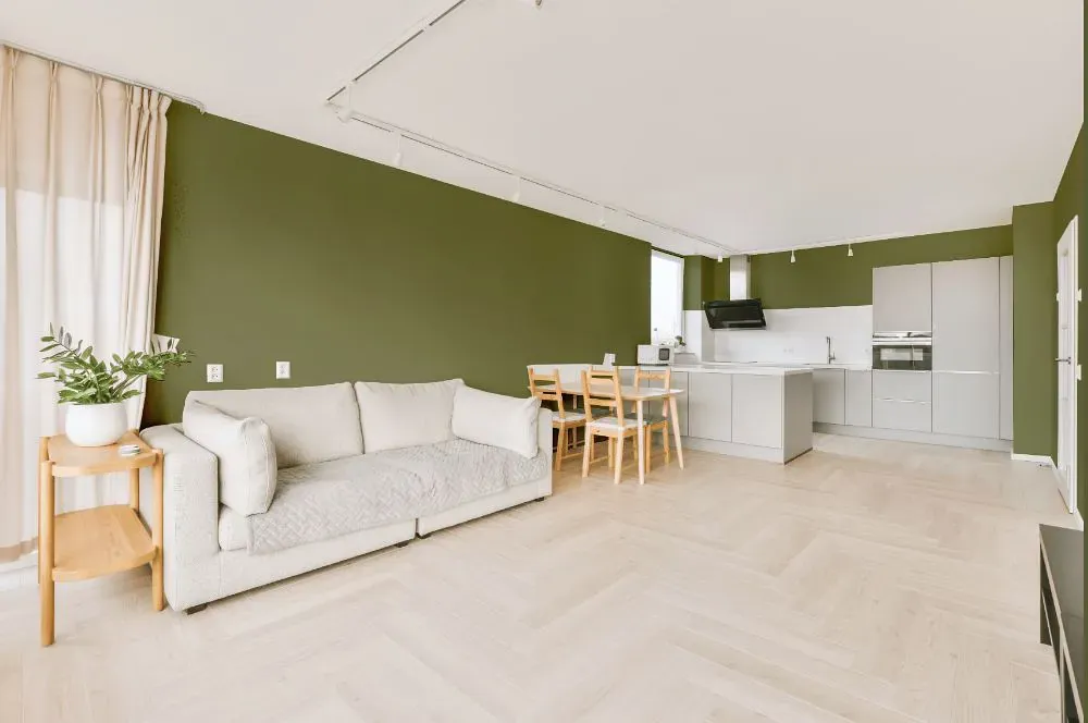 Benjamin Moore Home on the Range living room interior