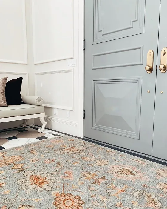 Benjamin Moore Iced Marble door color review