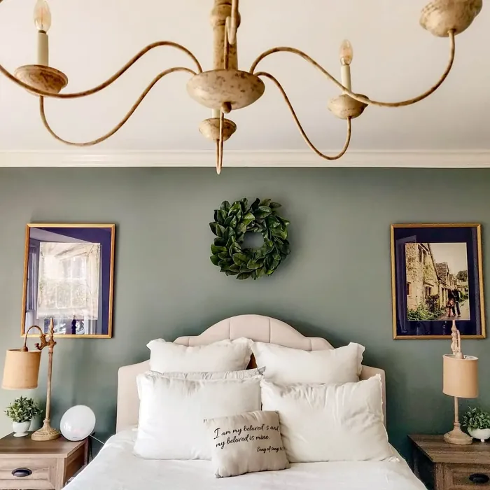 Benjamin Moore Intrigue bedroom color