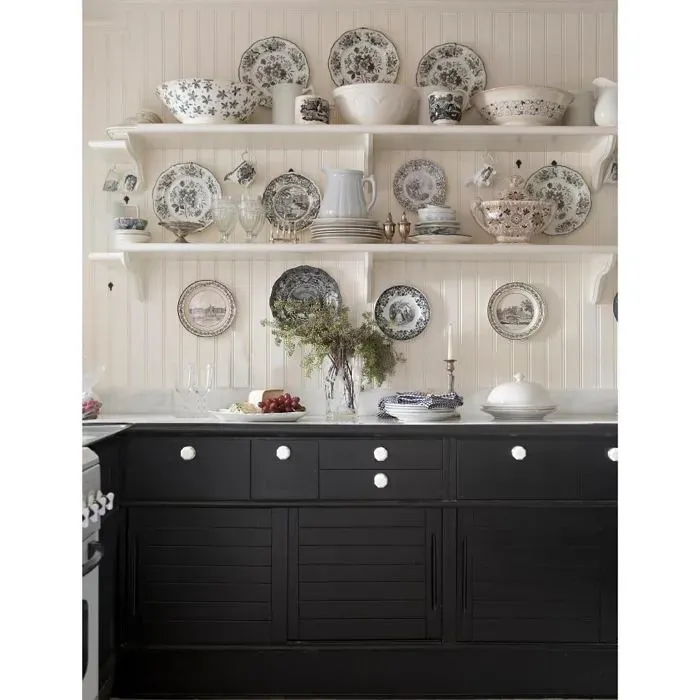 Jet Black Kitchen Cabinets