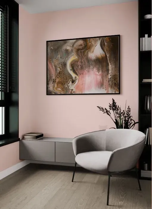 Benjamin Moore Just Peachy living room