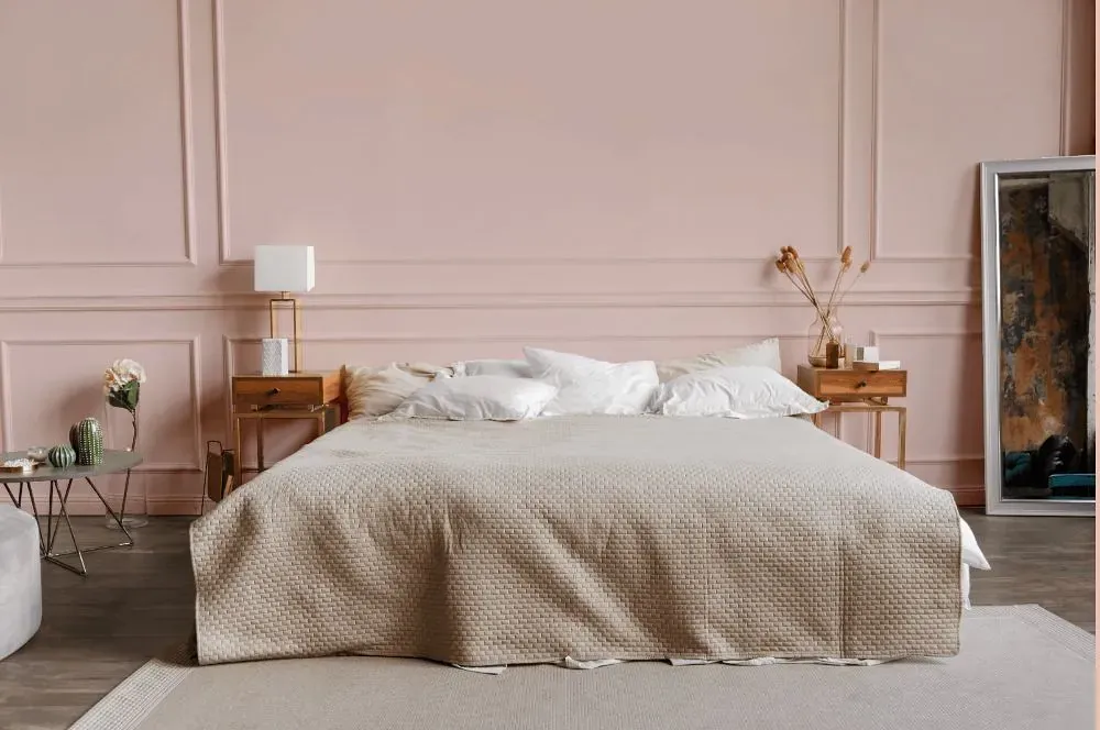 Benjamin Moore Just Peachy bedroom