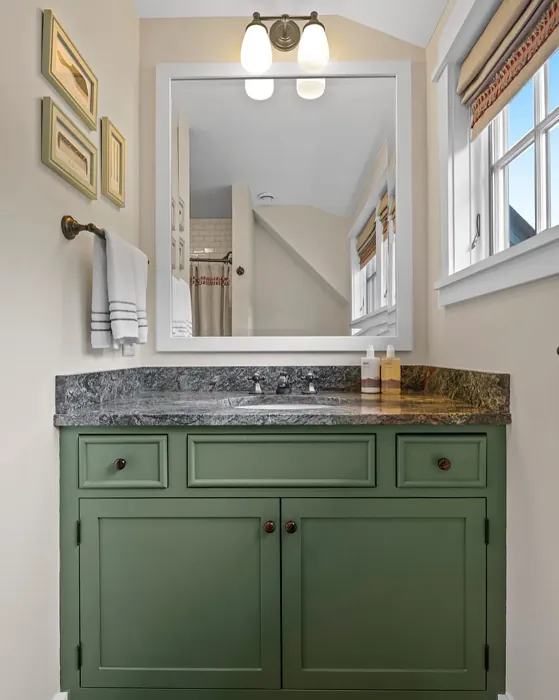 Kennebunkport Green bathroom vanity color
