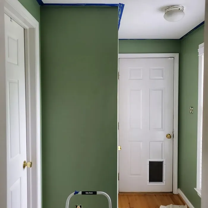 Kennebunkport Green hallway color