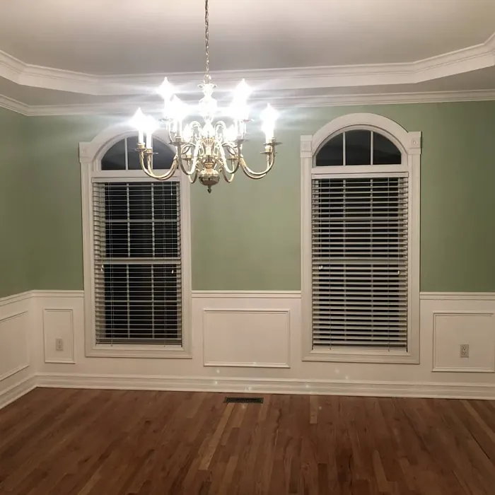 Benjamin Moore Kittery Point Green wall paint 