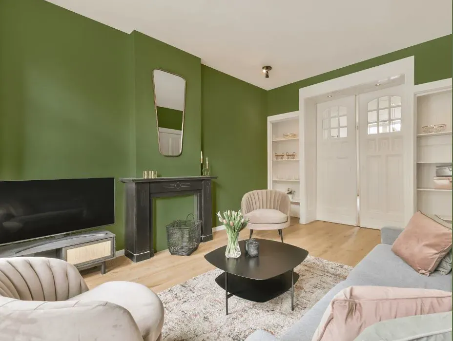 Benjamin Moore Land of Liberty victorian house interior