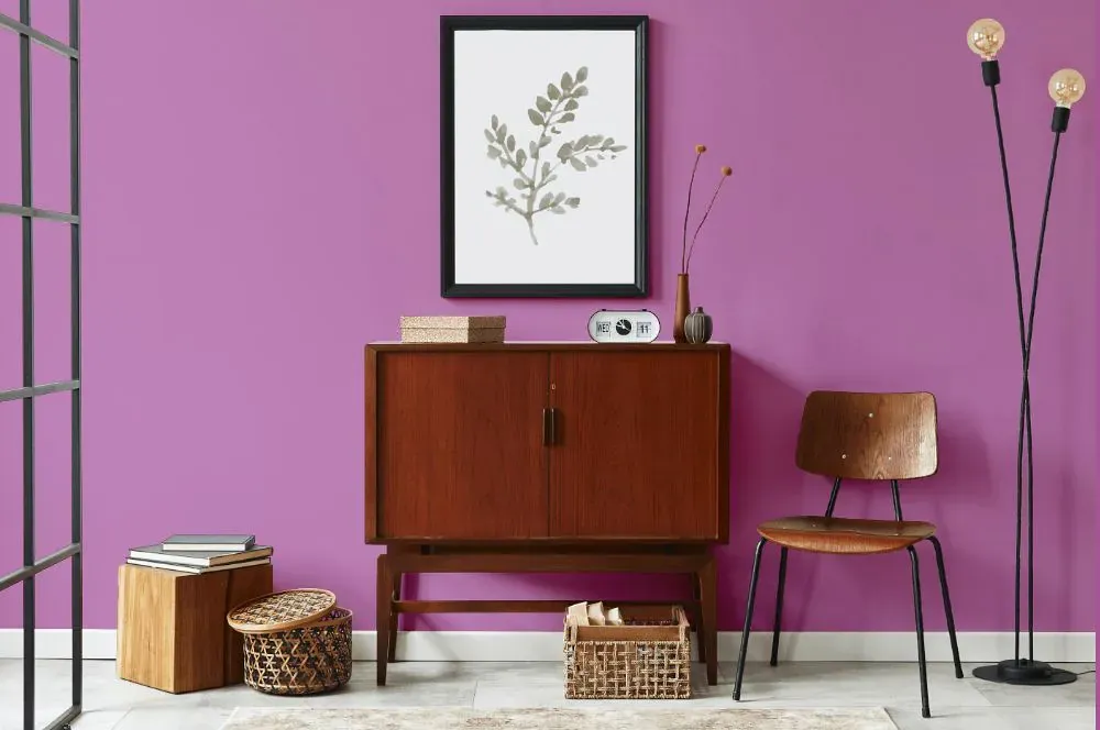 Benjamin Moore Lilac Pink japandi interior