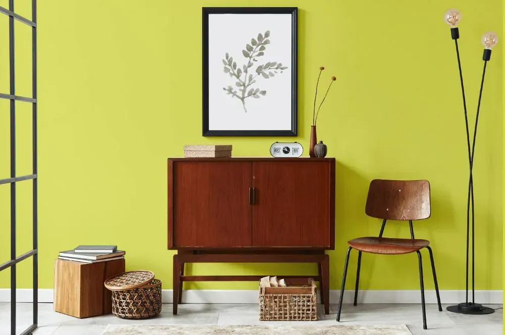 Benjamin Moore Limelight japandi interior