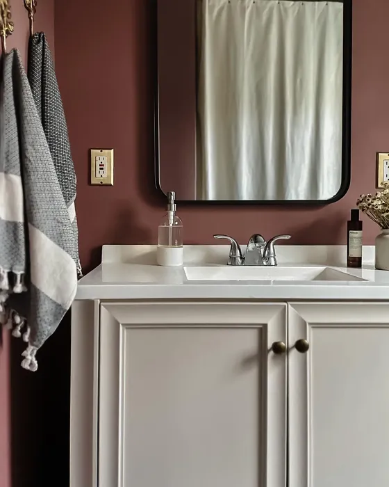 BM Litchfield Gray modern bathroom vanity paint