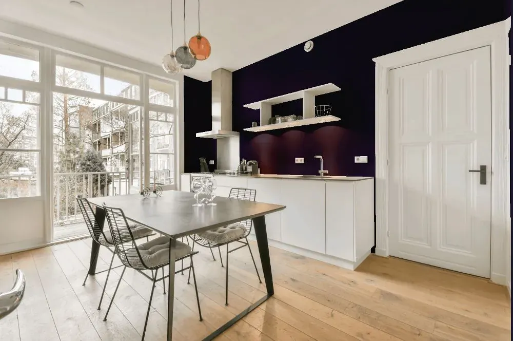 Benjamin Moore Majestic Violet kitchen review