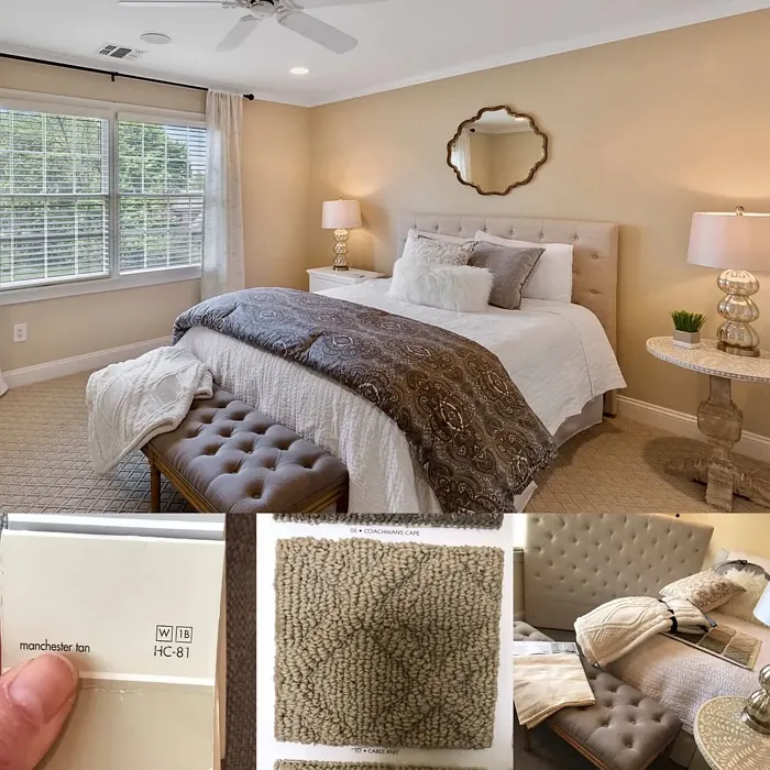 Benjamin Moore Manchester Tan bedroom review