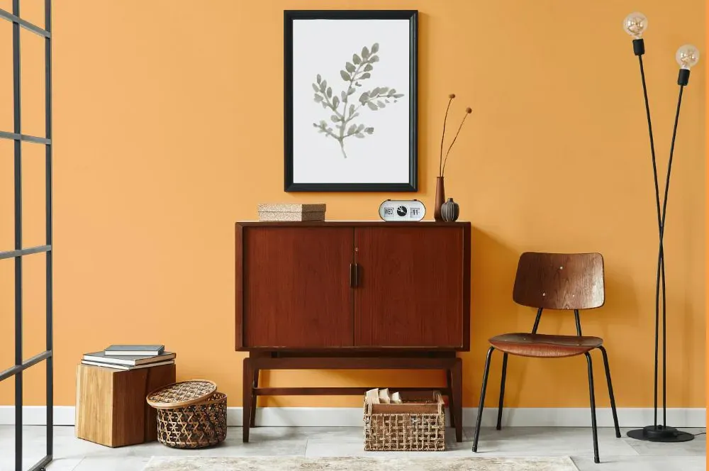 Benjamin Moore Marmalade japandi interior