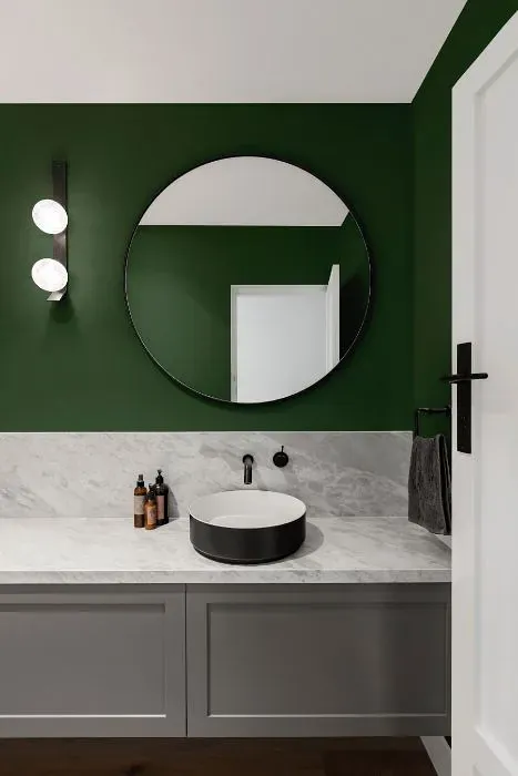 Benjamin Moore Martha's Vineyard minimalist bathroom