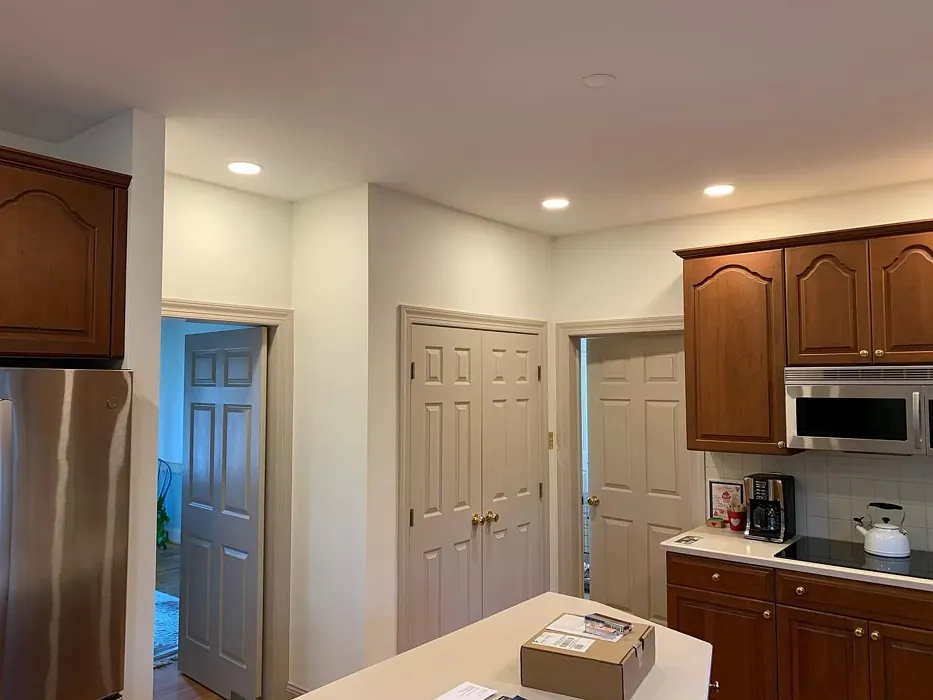 Benjamin Moore Mascarpone kitchen makeover