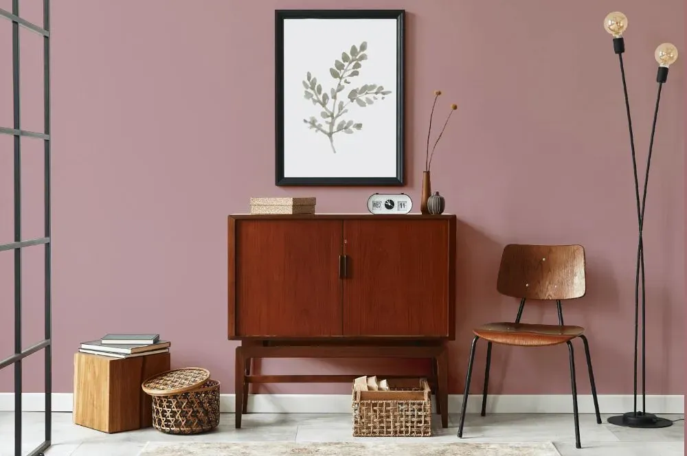 Benjamin Moore Mauve Mist japandi interior