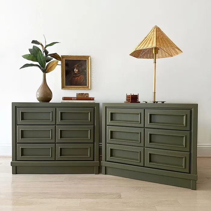 Mediterranean Olive painted furniture 