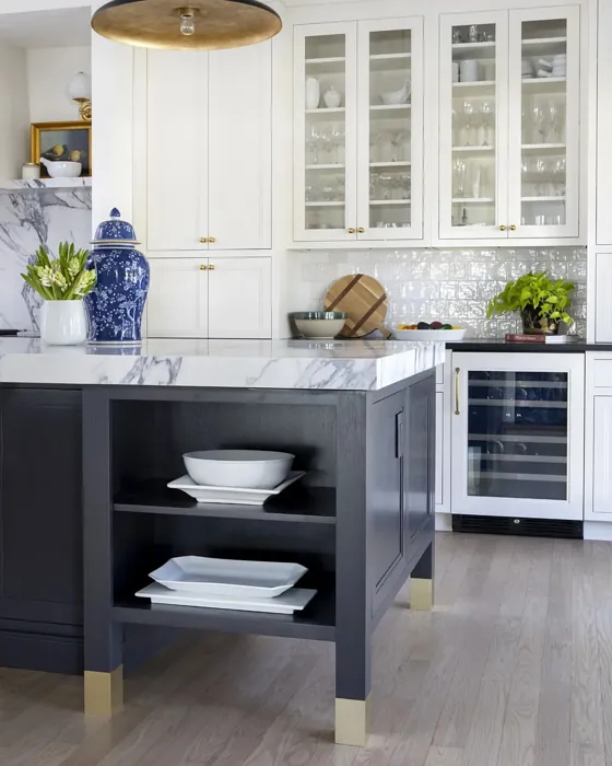 Midnight Blue kitchen cabinets 