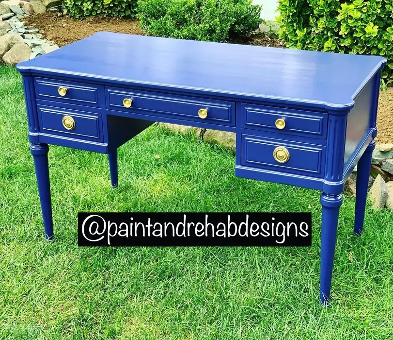 Benjamin Moore Midnight Navy Painted Furniture